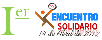 Logo del 1er encuentro solidario de padel